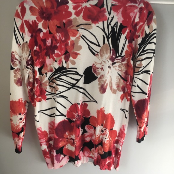 Josef A flowered cardigan sweater - Picture 5 of 7